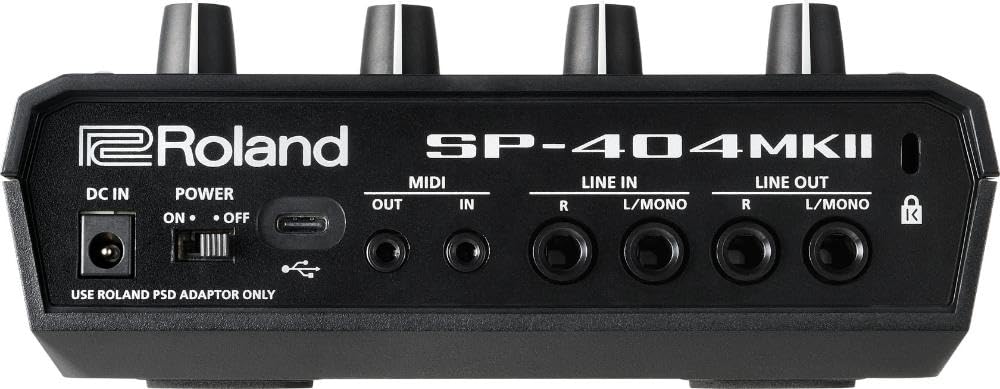 Sampler y procesador de efectos creativo Roland SP-404MKII – El mítico creador de bases SP-404 con unas mejoras de lujo – Proceso rápido – 16 GB de almacenamiento interno – Polifonía de 32 voces