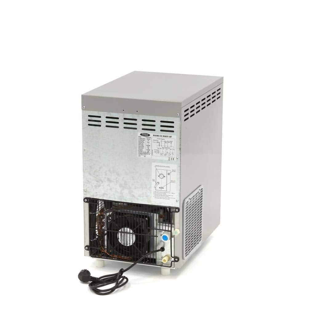 Maxima Máquina de Hielo - 30kg/día - Triturado/Escamado - Refrigerado por Aire