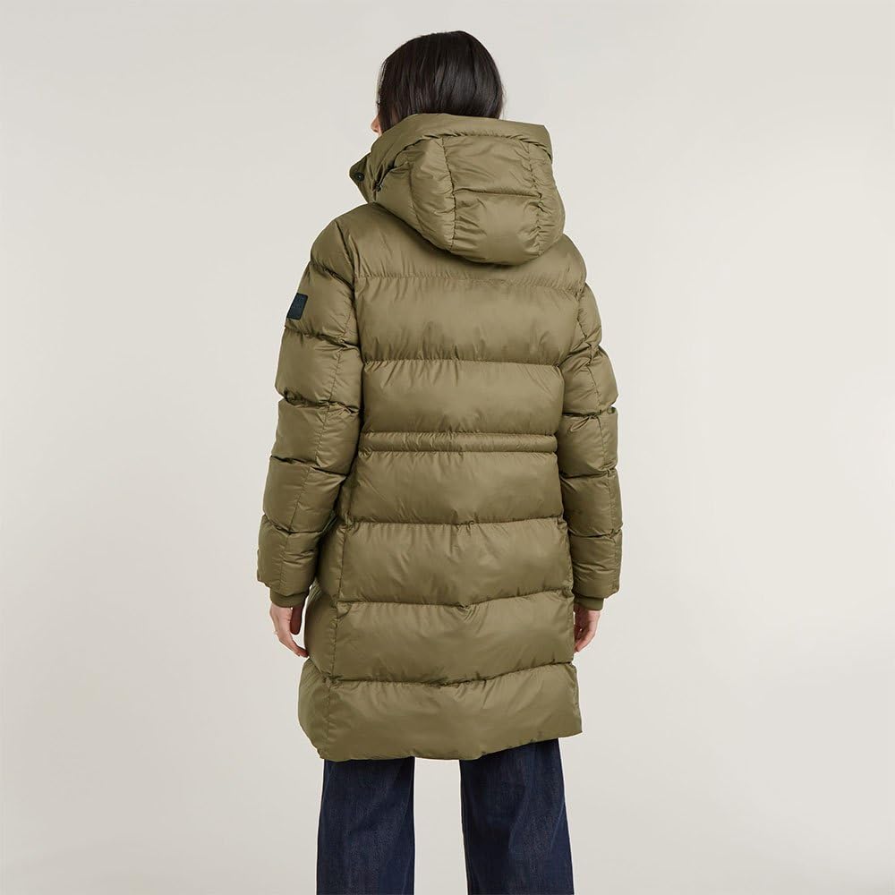 G-Star Para Mujer Whistler Parka Puffer, Verde (antic green D25188-B958-735), S