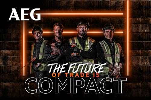 AEG BS18SBL-202C - Taladro atornillador SUBCOMPACT (18 V, 65 Nm, incluye 2 baterías de 2,0 Ah y cargador
