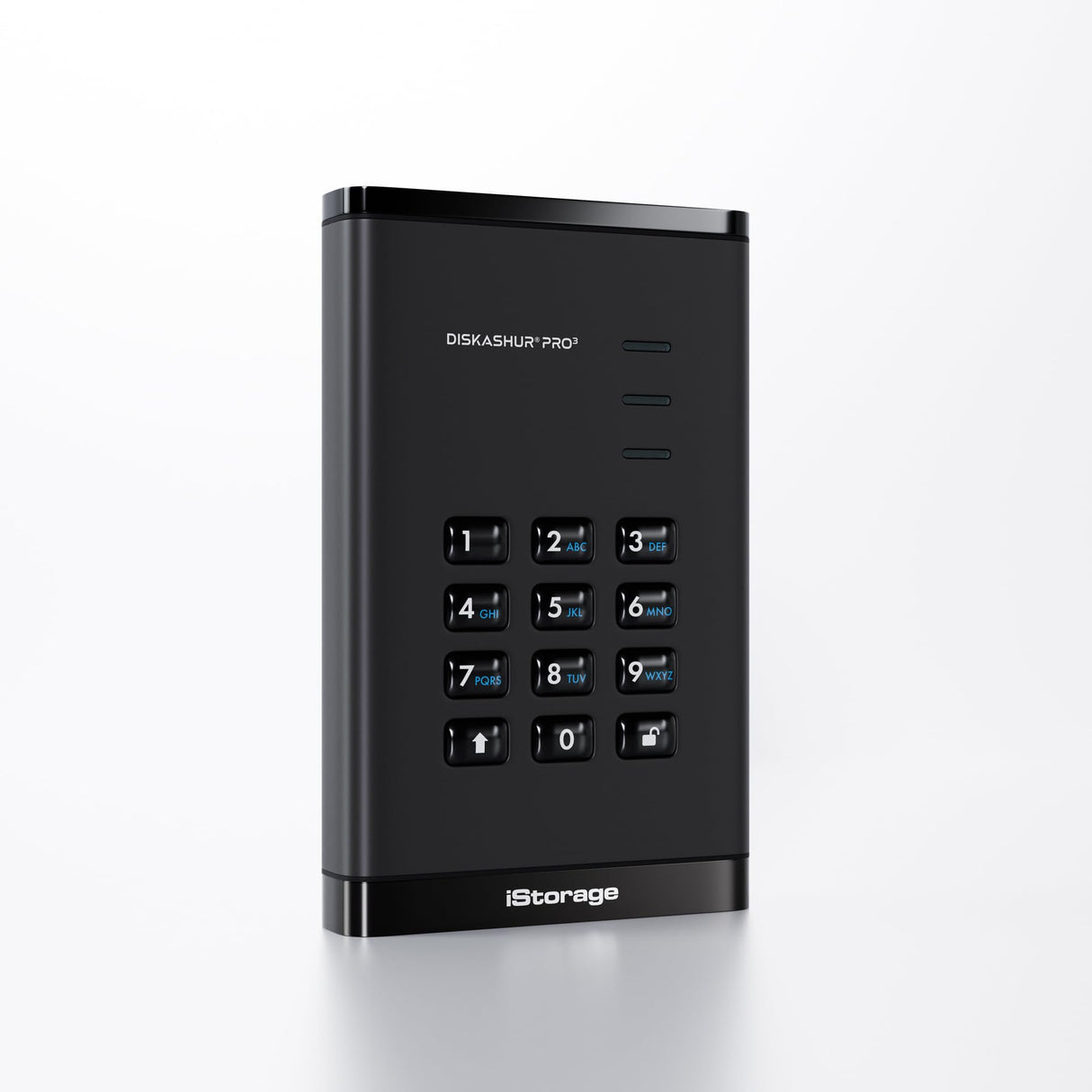 iStorage DiskAshur PRO3 HDD de 5 TB - Disco Duro portátil Seguro - Certificado FIPS Nivel 3 - Protegido por contraseña - Resistente al Polvo y al Agua - Cifrado de Hardware