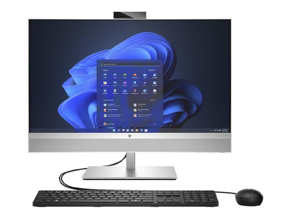 HP EliteOne 870 G9 - All-in-One - Core i7 13700/2.1 GHz - vPro - RAM 16 GB - SSD 512 GB - NVMe - UHD Graphics 770-1GbE, 802.11ax (Wi-Fi 6E), Bluetooth Dual Mode - Bluetooth 5.3 - Win 11
