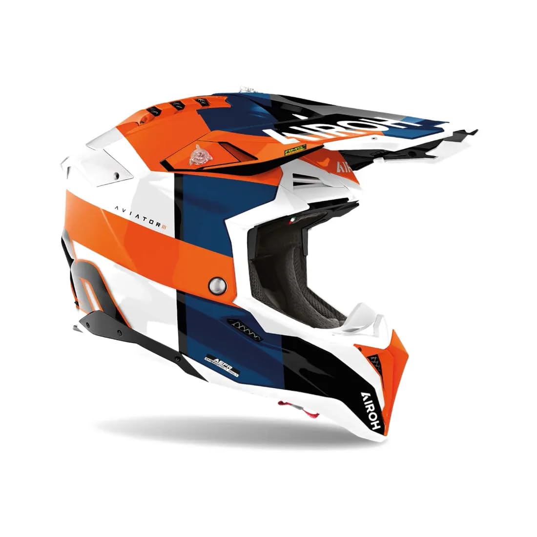 AIROH Aviator 3 Monarch Orange Gloss XXL