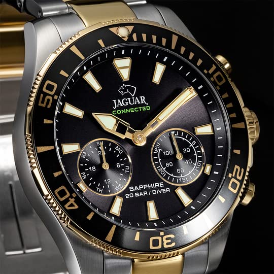 JAGUAR Reloj Analógico para Hombres de Automático con Correa en Acero Inoxidable J889/4
