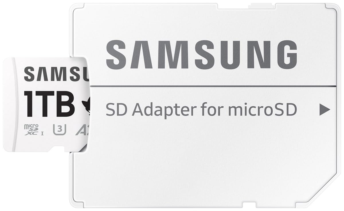 Samsung Tarjeta microSD Sonic Pro Plus para Consola de Juegos, Tarjeta de Memoria 1 TB, UHS-I U3, Full HD y 4K UHD, hasta 180 MB/s, MB-MD1T0SA