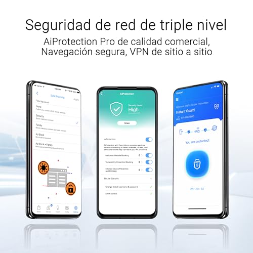 ASUS ZenWiFi BT10 2-Pack - WiFi 7 Mesh tribanda, 18 Gbps, 557 m2 (2 Unidades), Dos Puertos 10G, Seguridad y Controles parentales incluidos, Smart Home Master SSIDs, Mobile Tethering 4G y 5G, Blanco