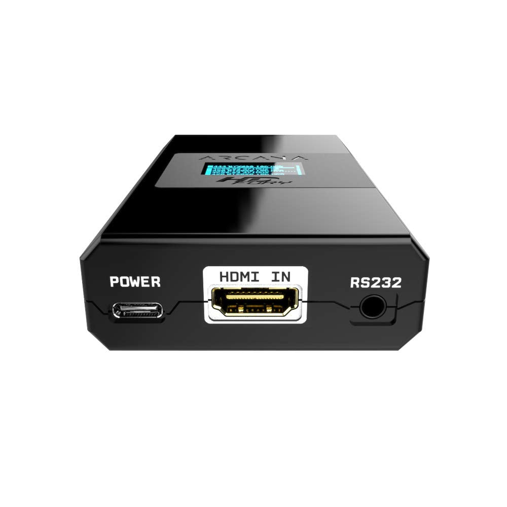 HDFury Arcana HDF0160, escalador HDMI y adaptador eARC, compatible con todos los formatos de audio, con opción de escalado, conversor para fuentes HDMI y sistemas de sonido eARC