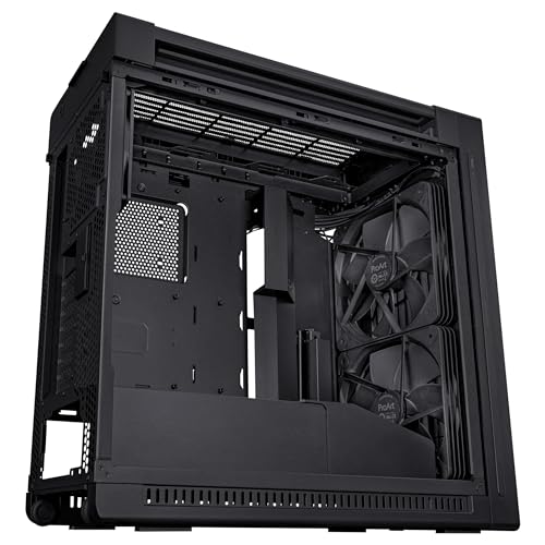 ASUS ProArt PA602 - Chasis para Ordenador E-ATX (Soporte para radiador de 420 mm, Ventiladores 140 mm y 200 mm, indicador de Polvo IR, Bloqueo de alimentación, PCIe sin Herramientas, USB de 20 Gbps)