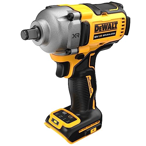 DEWALT DCF891NT-XJ - Llave de impacto a batería XR 18V, Par de apriete 813 Nm, Incl. gancho metálico para cinturón, Caja T-STAK, Sin batería/cargador