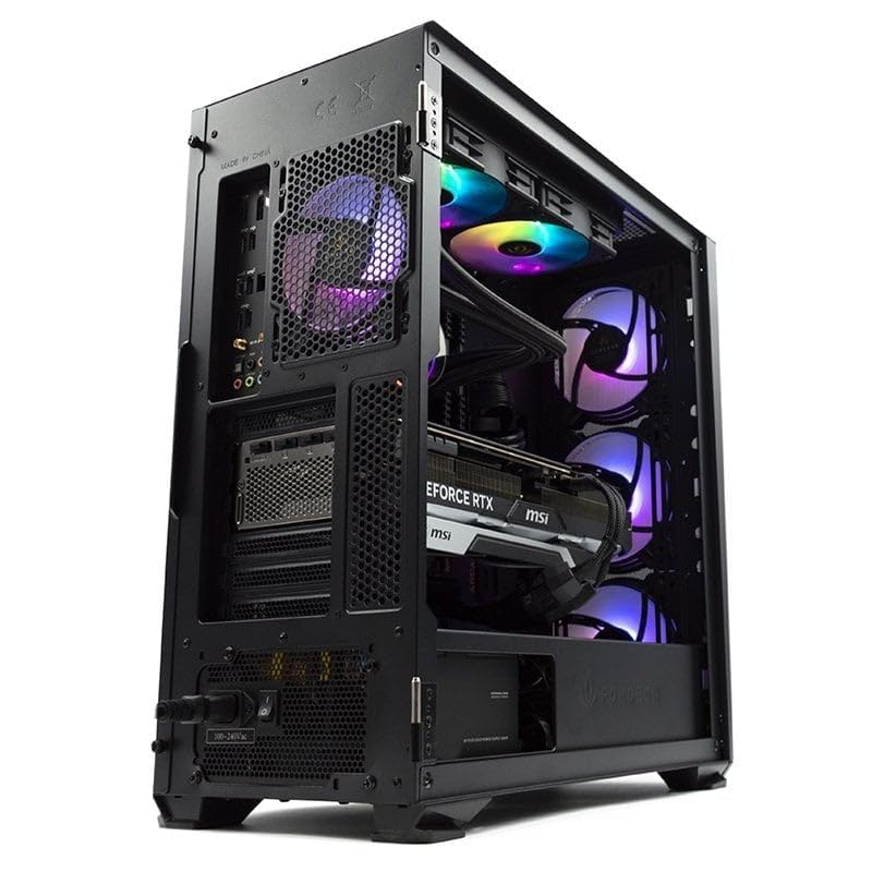 PcCom Imperial Pc Gaming Ordenador de Sobremesa Intel Core i5-13600KF 3.5GHz / RAM 32GB DDR5 / 1TB SSD M.2 / RTX 4070 12GB GDDR6 NVIDIA/WiFi + Bluetooth/Windows 11 Home