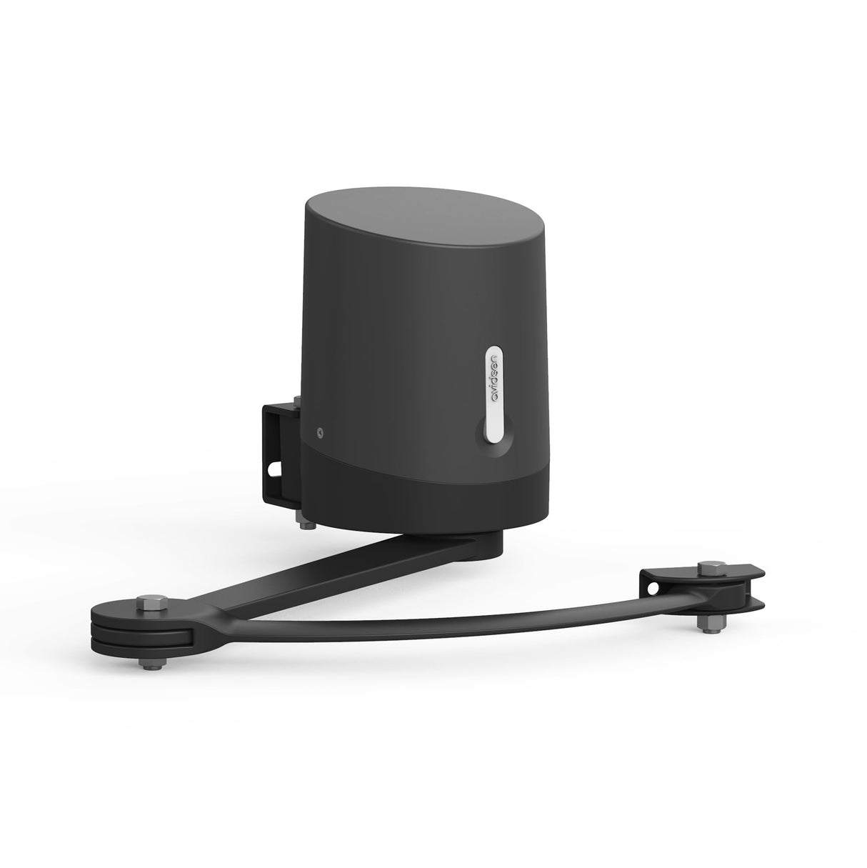 Avidsen 114202 Motorización conectada con Brazo articulado Orane Connect Puerta de hasta 2,5 m y 250 kg por batiente. con mandos a Distancia, luz Intermitente y un Juego de fotocélulas, Negro