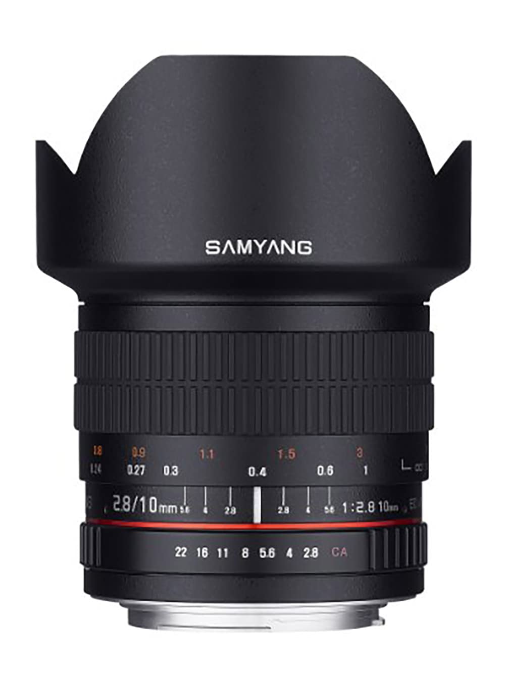 Samyang – Objetivo de 10 mm F2.8 ED como NCS CS Ultra Gran Angular Fijo Lente para Fuji X Mount cámaras Digitales (sy10 m-fx)