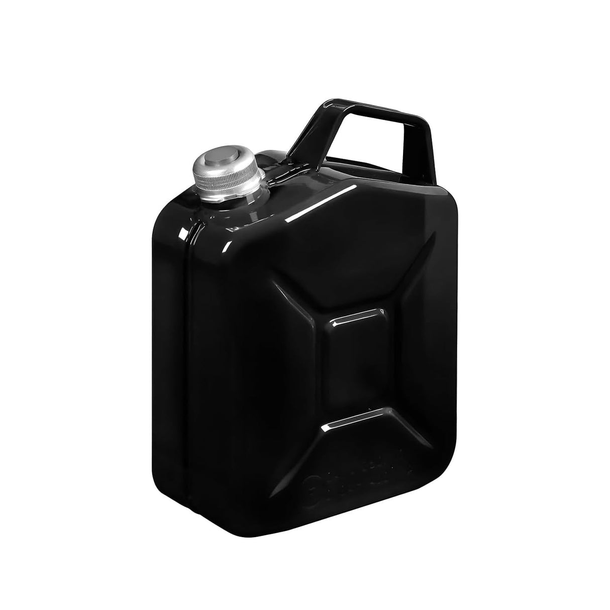 Bidón de combustible de metal barnizado con polvo epoxi, de 5 l, con tapón magnético, grosor 0,9 mm, para diésel, gasolina y queroseno
