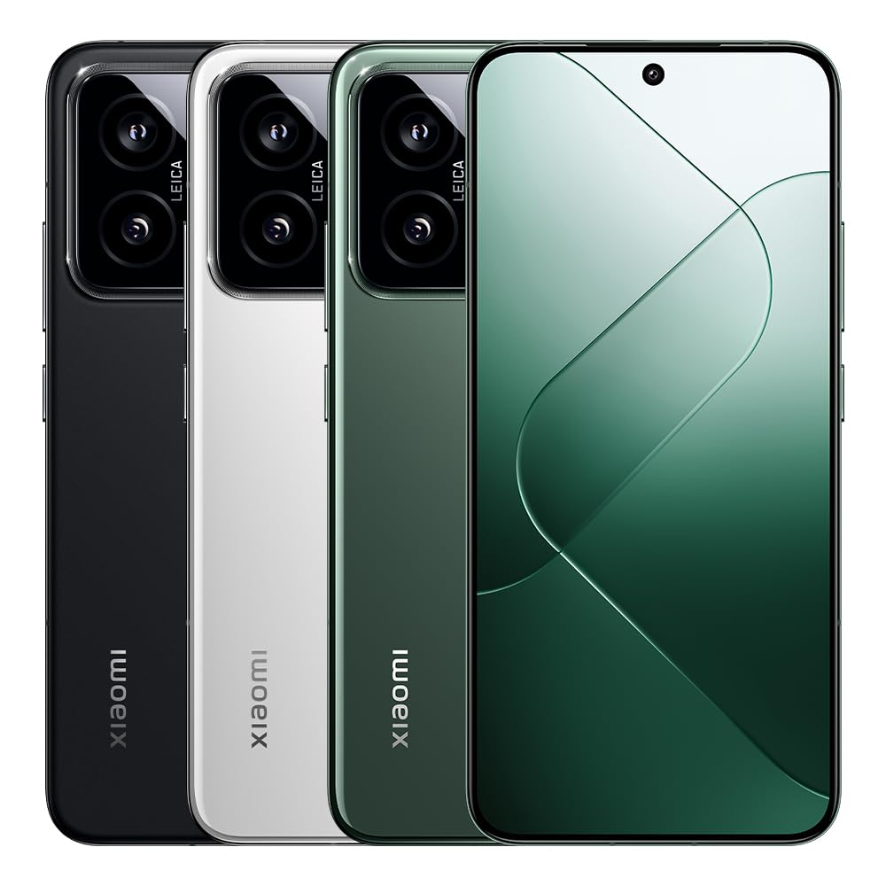 Xiaomi 14 Smartphone, 12 + 512 GB móvil sin contrato, pantalla AMOLED de 120 Hz de 6,36 pulgadas, Snapdragon 8 Gen3, 4610 mAh, 90 W HyperCharge, IP68 resistente al polvo y al agua, cámara Leica