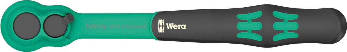 Wera 05005530001 8100 SB 12 Juego de carraca Zyklop Comfort, palanca de conmutación, con arrastre de 3/8", métrico, 16 piezas