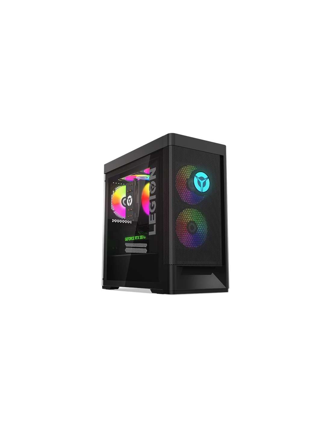 Lenovo Legion T5 Gen 7 - Ordenador de Sobremesa Gaming (Intel Core i5-12400F, 1TB SSD, RAM 16GB, NVIDIA GeForce RTX 3070-8GB, Sin Sistema Operativo) - Negro