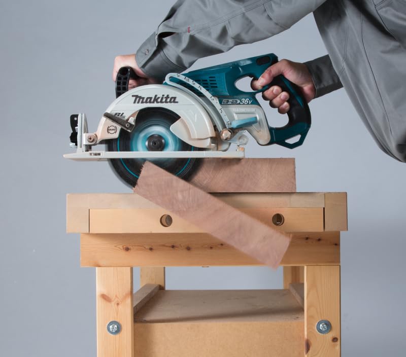 Makita DRS780Z 18Vx2 (36V) LXT Sierra de mango trasero de 7 1/4 pulgadas (solo taburete)(sin batería, sin cargador)