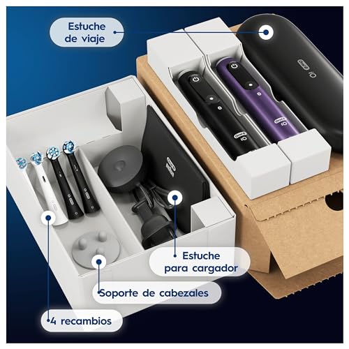 Oral-B iO Series 9 - Cepillo de dientes, eléctrico, recargable, con 1 mango, inteligencia artificial (Packaging may vary)