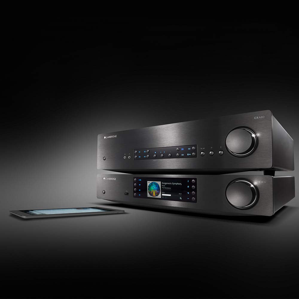 Cambridge Audio CXA80 - Amplificador integrado de 80 W, con DAC integrado (negro)