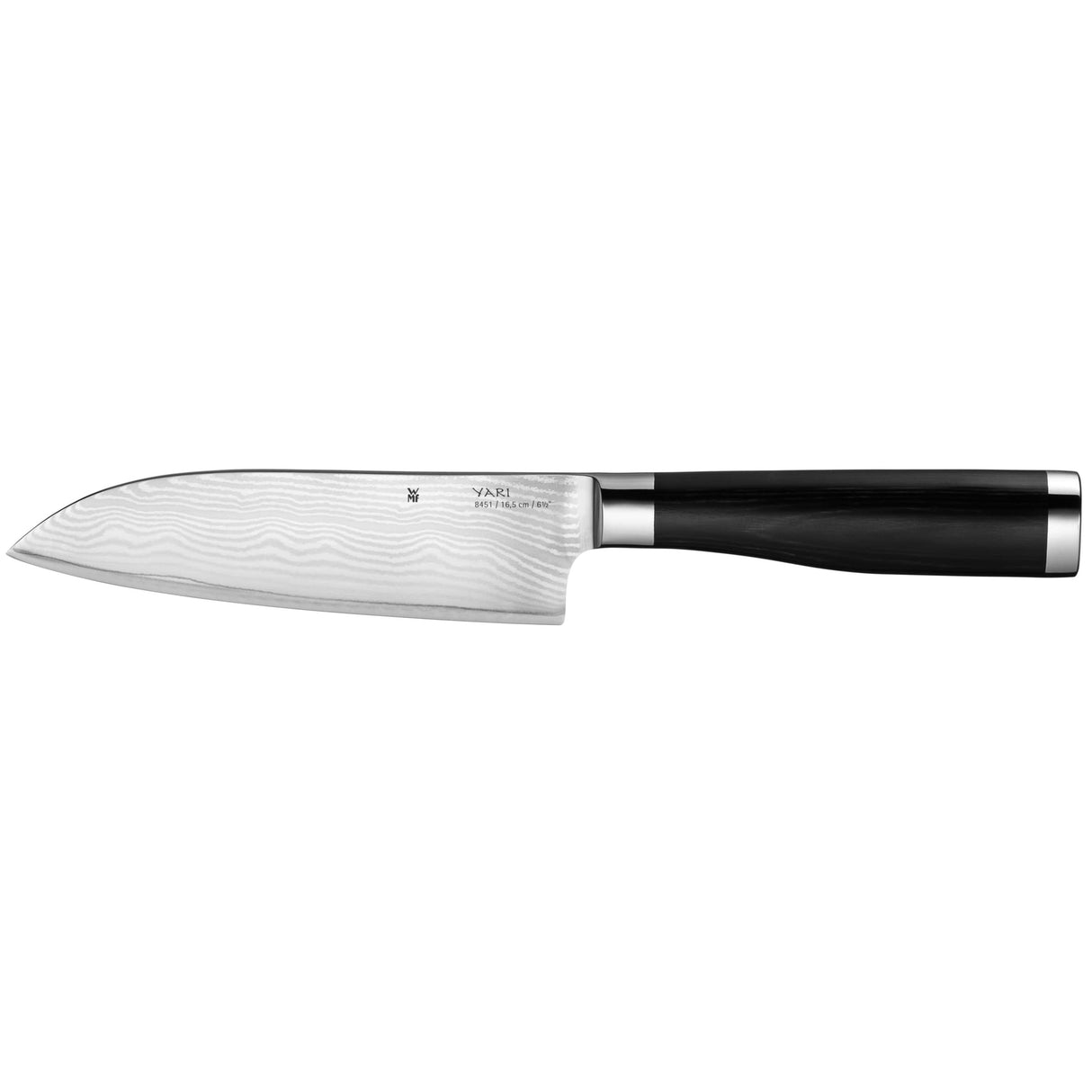 WMF Yari Cuchillo Santoku, Acero Inoxidable, Negro