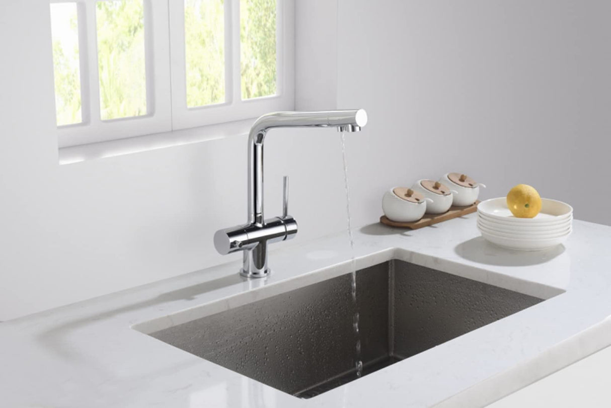 Blue Water Cromo 4-drożna Crystal Grifos de cocina