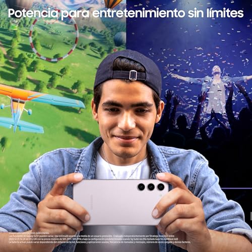 Samsung Galaxy S23+, 256GB + Cargador de 45W - Smartphone Android con IA, Teléfono Móvil Desbloqueado, Color Verde (Versión Española)