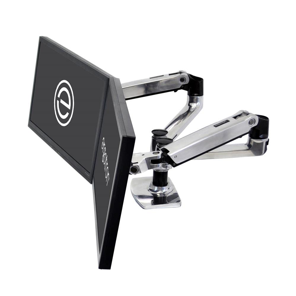 ERGOTRON Side-by-Side - Brazo para Monitor, Plateado
