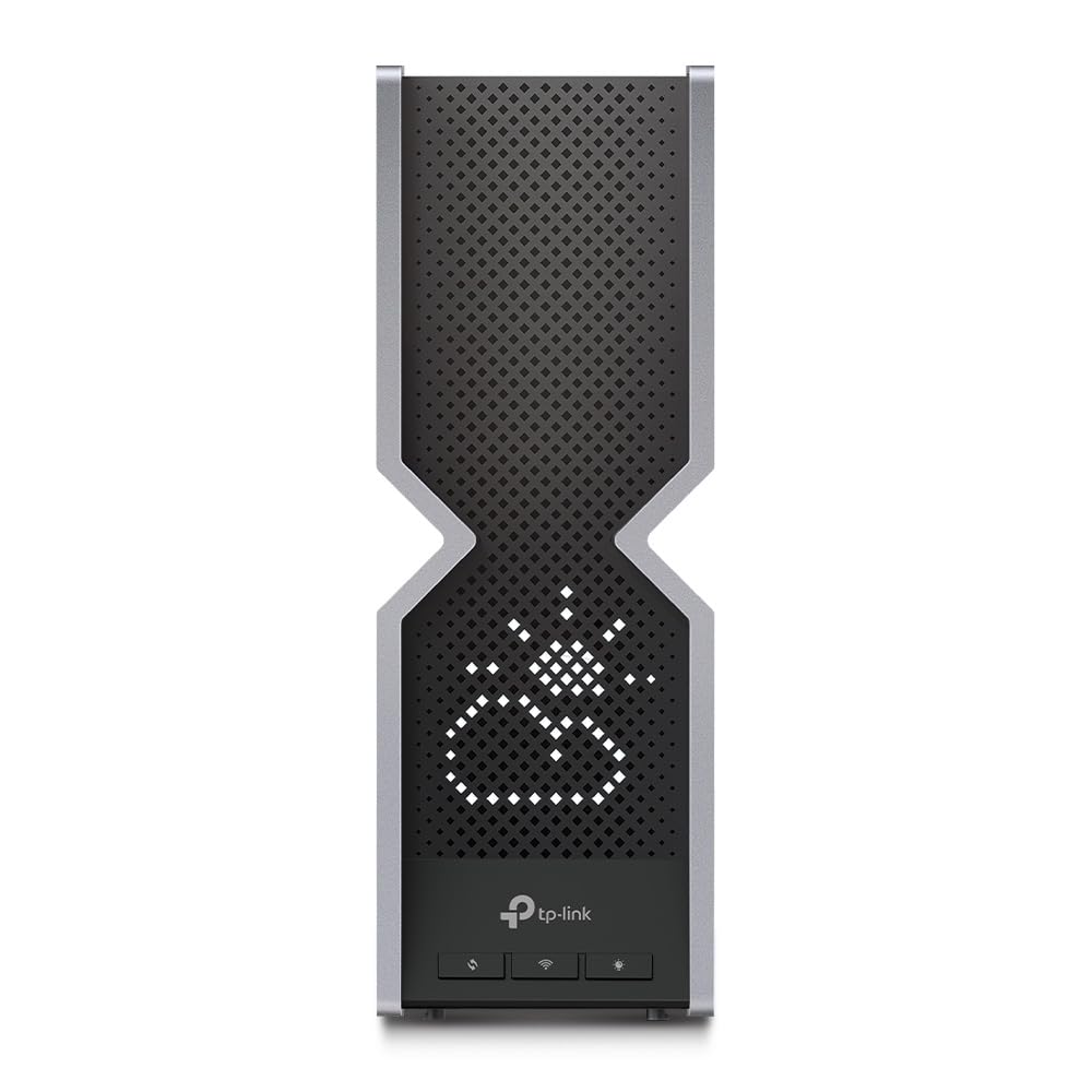 【Nuevo】 TP-Link Archer BE800 - BE19000 Tri Banda Wi-Fi 7 Router |uno de los routers más rápidos con 2 × 10 Puertos G | Pantalla LED|8× Antenas Internas |Red más Segura| VPN,QoS y EasyMesh