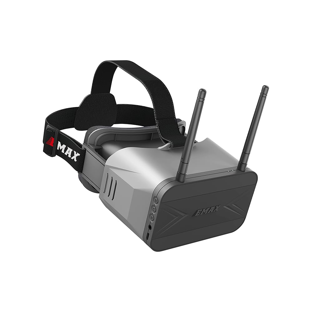 EMAX Tinyhawk 3 Plus Freestyle Drone RTF Kit Listo Para Volar FPV Analógico Drone Mini Racing Quadcopter Marco Duradero de Fibra de Carbono con Gafas y Transmisor para Niños Adultos y Principiantes
