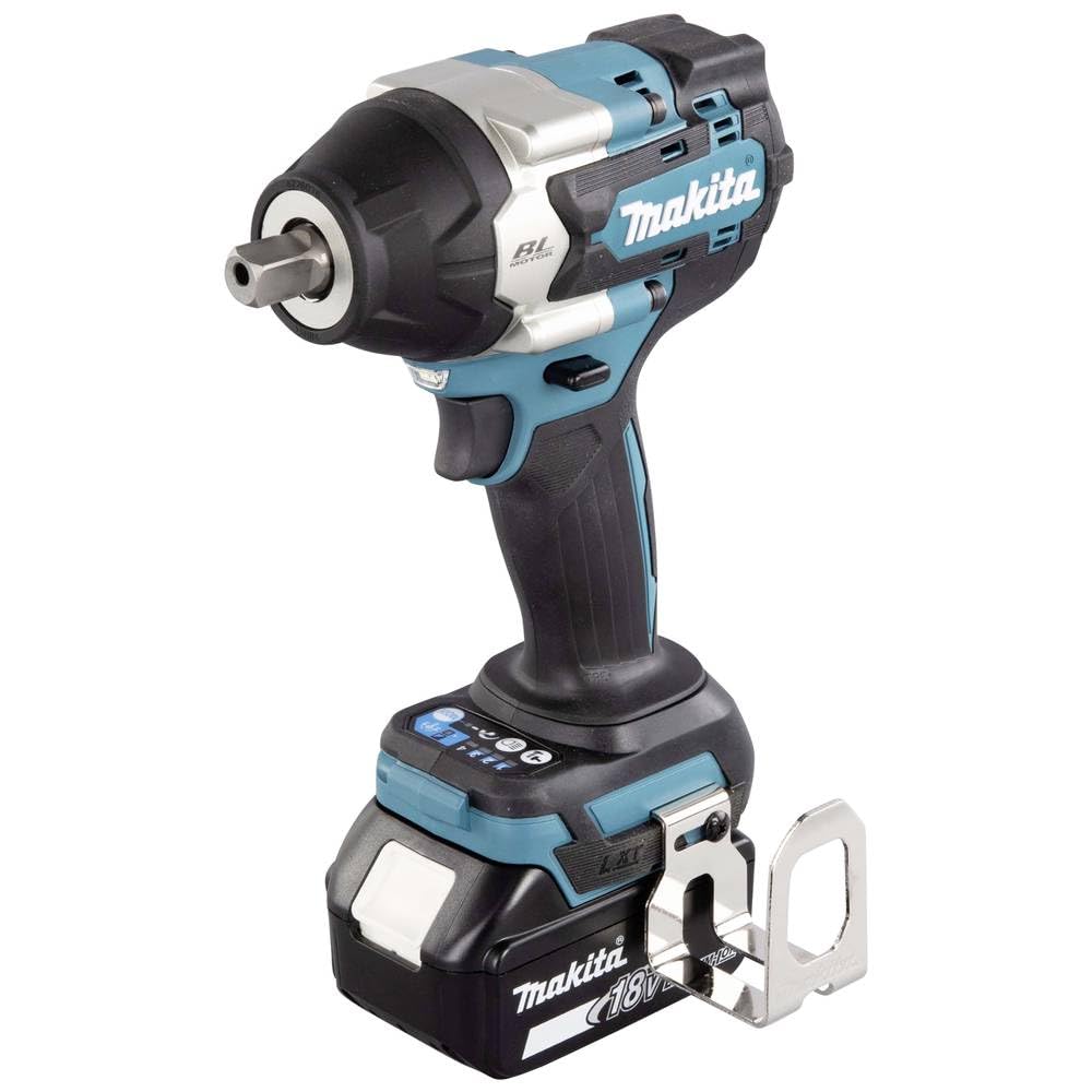 Makita DTW701RTJ Atornillador de Impacto (18 V, 5,0 Ah, 2 baterías y Cargador)