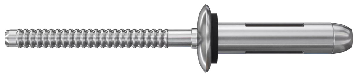 Fischer Remaches de aluminio ALG 5,2 x 20 mm con junta EPDM para chapa (200 unidades)