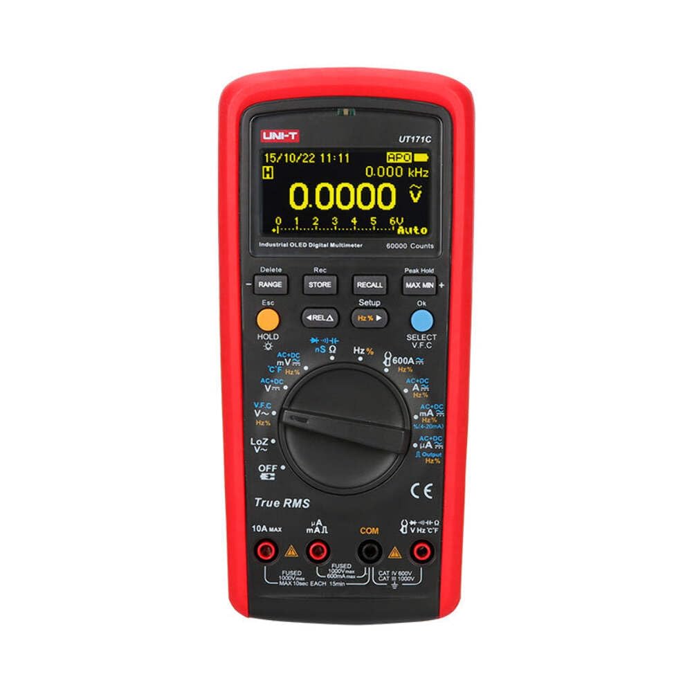 UNI-T UT71A/UT71B/UT71C/UT71D/UT71E Middle Size Intelligent Digital Multimeter True RMS Duty Cycle Continuity Buzzer…