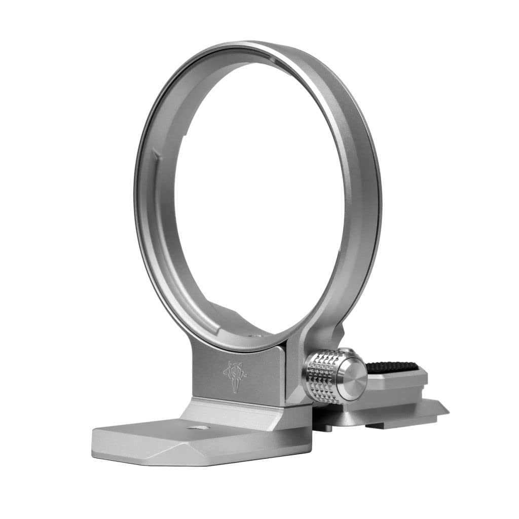 Silence Corner Atoll D - Plata | Collar Giratorio para Modelos de cámara DSLR seleccionados | Cambio de orientación rápido (Vertical/Horizontal), Lentes de Cambio fácil, Montaje Universal de trípode,