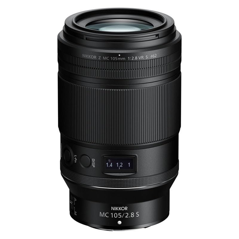 Nikon Objetivo NIKKOR Z MC 105 mm F/2.8 VR S, para Nikon Serie Z, Negro