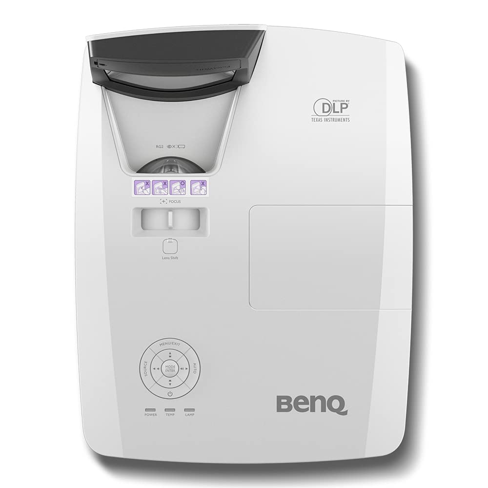 Benq MW855UST+ video - Proyector (3500 lúmenes ANSI, DLP, WXGA (1280x800), 10000:1, 16:10, 2032 - 2540 mm (80 - 100"))