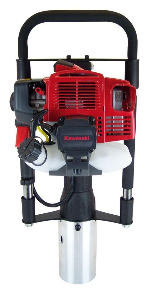 Berger & Schröter Motor Kawasaki de Gasolina, 1,38 CV, 2 Tiempos, 2 Tiempos, Rama para Postes de Vallas, 25 – 50 J de energía de Impacto