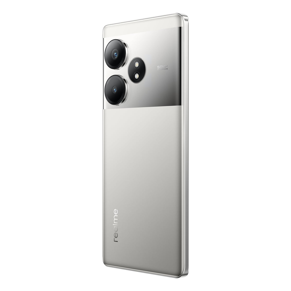 realme GT 6T 5G Teléfono Móvil 8+256 GB, Snapdragon® 7+ de 3.ª generación, Pantalla ultrabrillante de 6000 nits, Cámara Sony de 50 MP con OIS, Gran batería de 5500 mAh, Plata, sin Adaptador