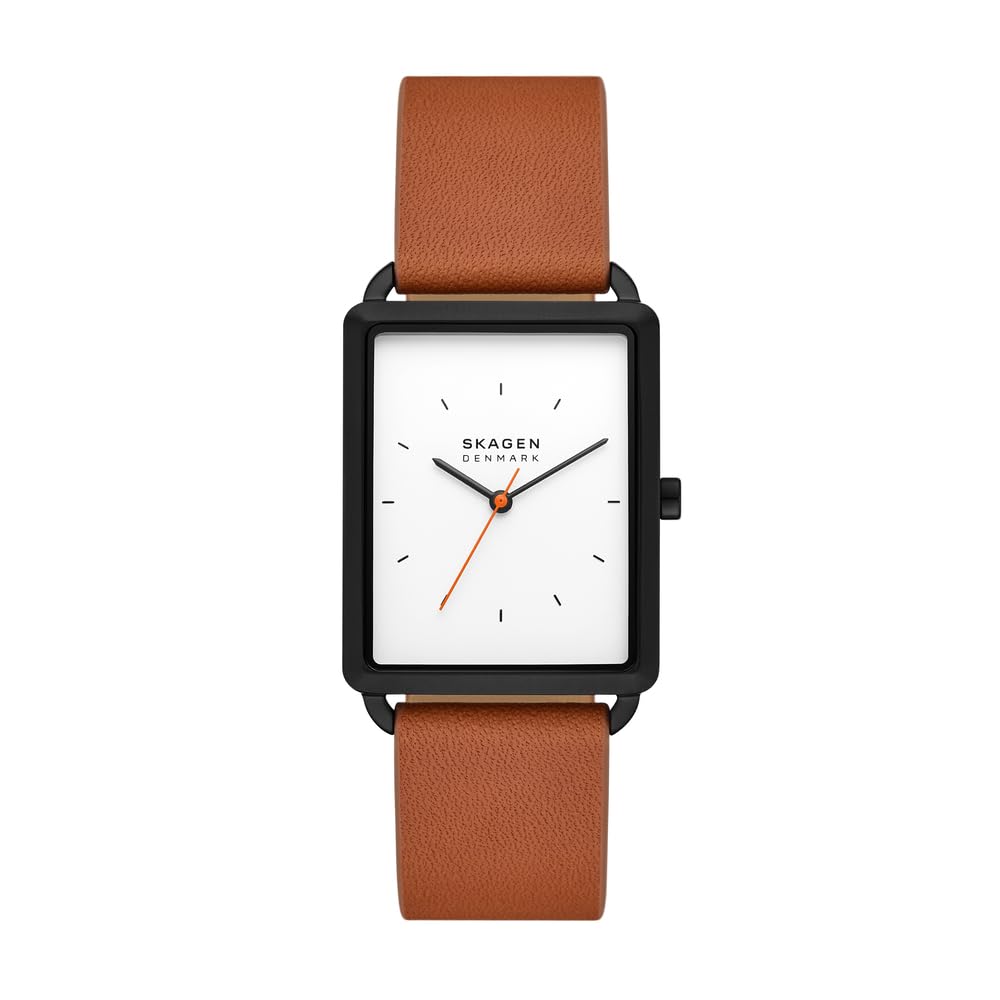 Skagen Reloj Analógico para Hombre de Cuarzo con Correa en Cuero SKW6929