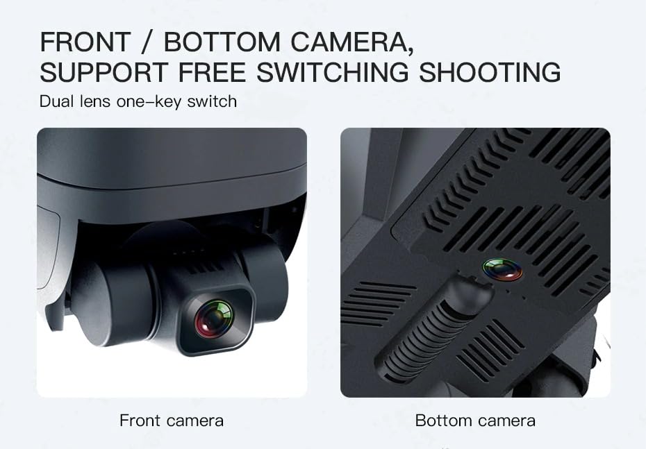 LUXWALLET Ai-Fly² GPS Professional Drone - Obstacle Detection - 4K Camera + Zoom - Gimbal - 5G WiFi FPV - 1.2KM Range - 2X Battery