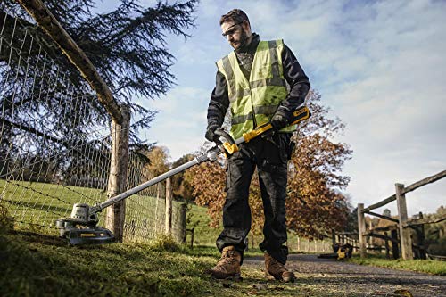DEWALT DCMST561P1-QW - Corta Bordes sin escobillas XR 18V 36cm Mango Plegable con 1 batería Li-Ion 5,0Ah