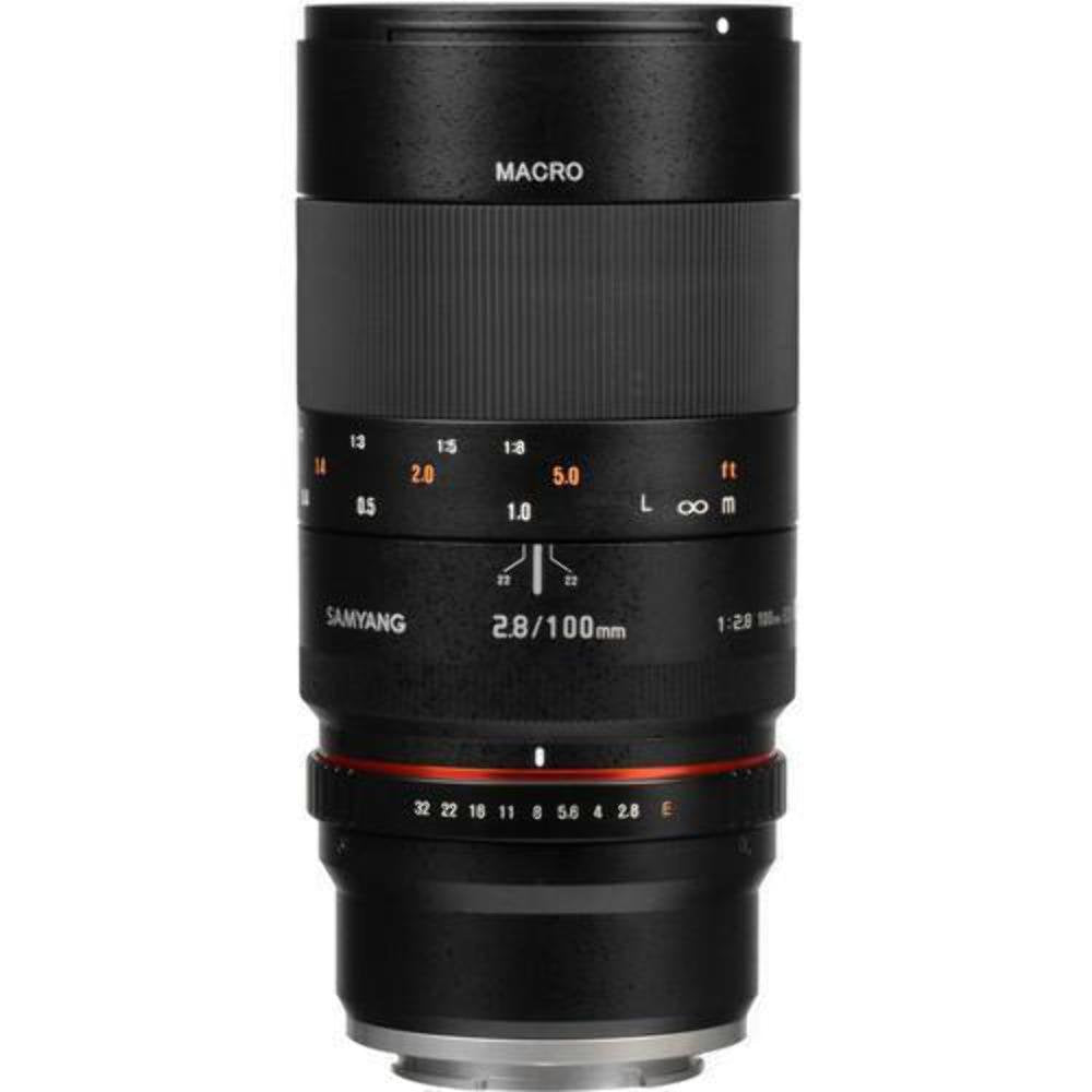 Samyang Teleobjetivo Macro de Marco Completo F2.8 ED UMC de 100 mm para cámaras réflex Digitales Canon EF
