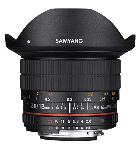 Samyang 12 mm F2.8 Ultra Wide Ojo de pez Lente