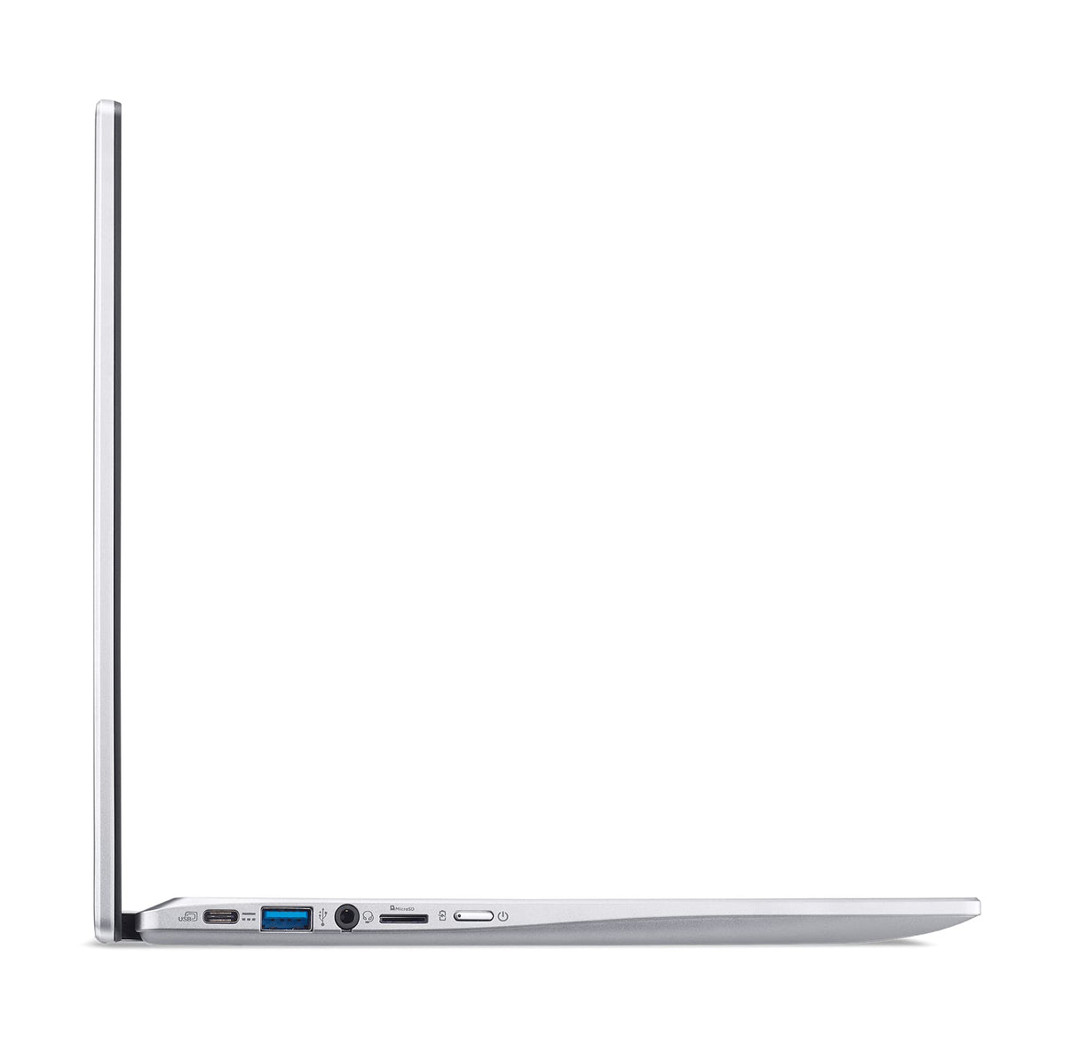 Acer Chromebook 314 CP314-1H - Ordenador Portátil 14" HD (Intel Celeron N4500, 4GB RAM, 64GB SSD, Intel UHD Graphics, ChromeOS) Plata - Teclado QWERTY Español