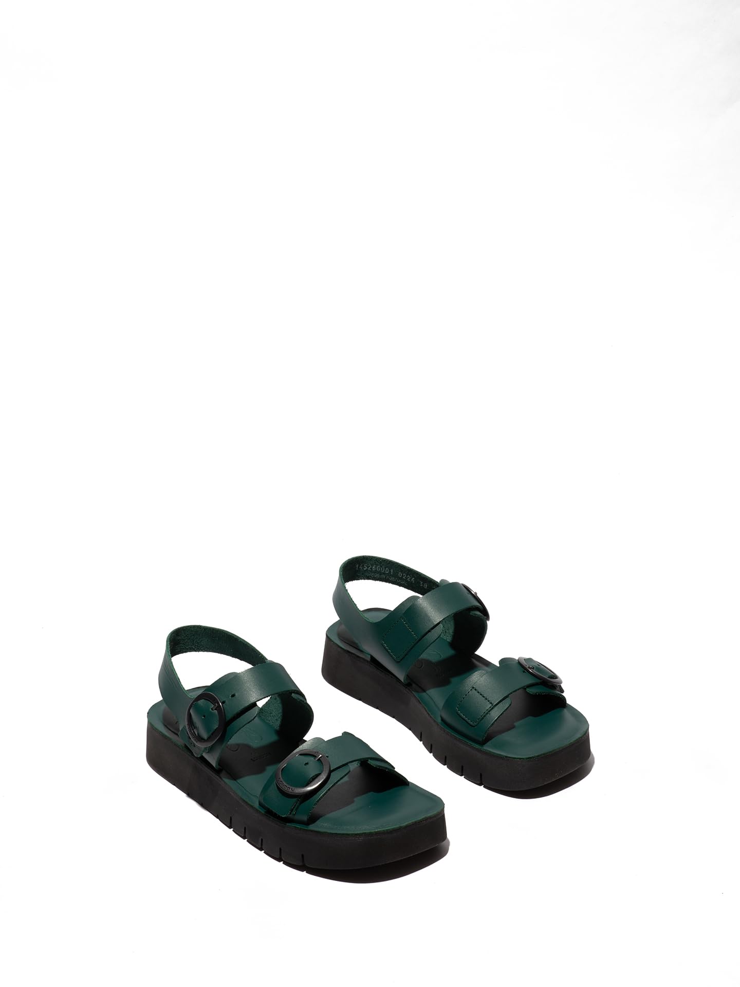Fly London SOLB260FLY, Sandalias Mujer, DK. Moss, 40 EU