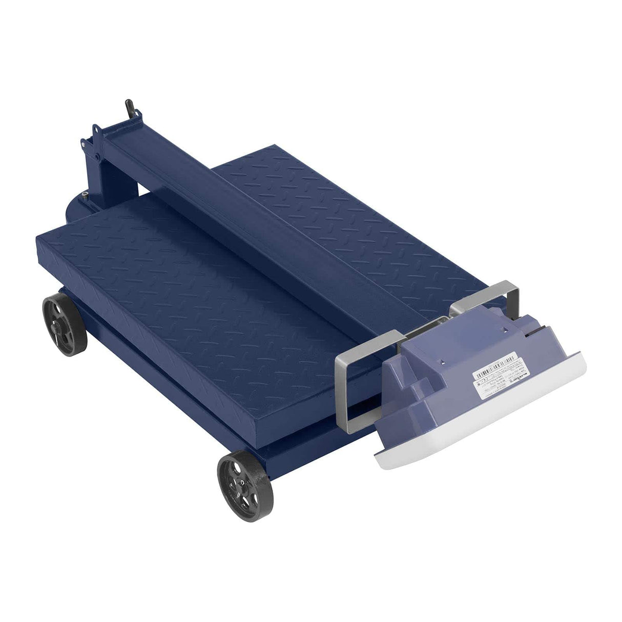 Steinberg Systems Báscula De Plataforma Balanza Digital SBS-PF-600/100 (Pantalla LCD, Con Ruedas, Carga Máxima 600 kg, Pasos De 100 g)