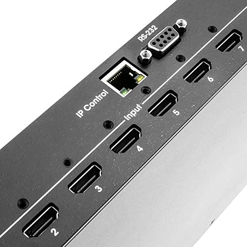BeMatik - Compartidor Matrix 8x8 Conmutador matricial de vídeo HDMI 2.0 4K@60hz HDR (HB012)