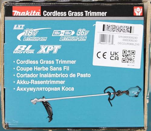 MAKITA DUR369LZ - Desbrozador 18vx2 lxt Mango d AFT adt