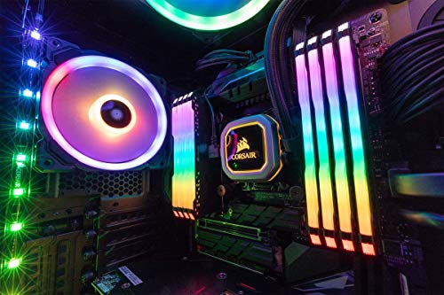 Corsair Vengeance RGB Pro 32 GB (2 x 16 GB) DDR4 3600 MHz C18, Kit de Memoria de Alto Rendimiento (AMD optimizado), Ordenador de escritorio, Negro