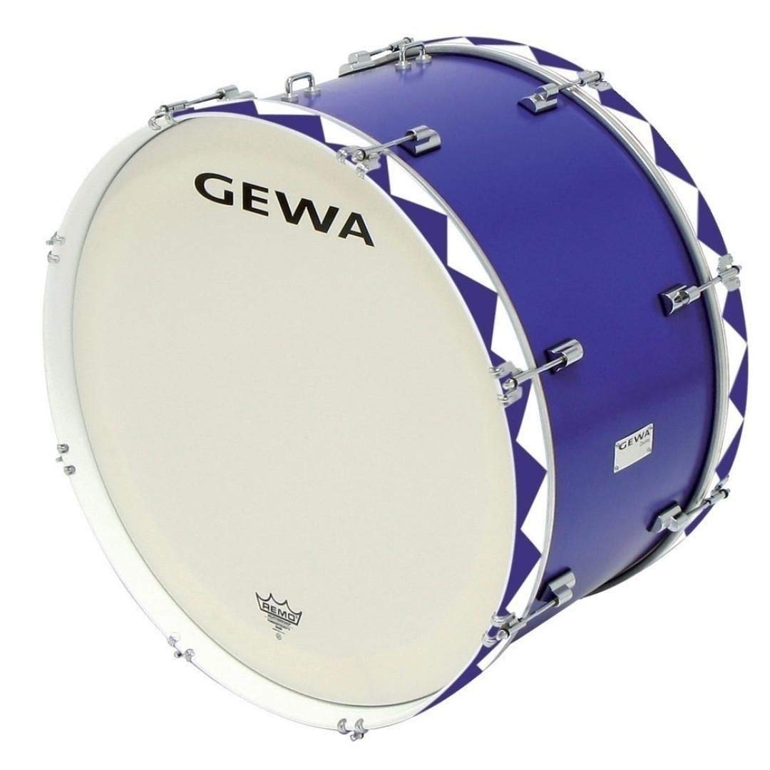 Gewa 892526 Tambores de Marcha Bombos 26 X 14", Azul