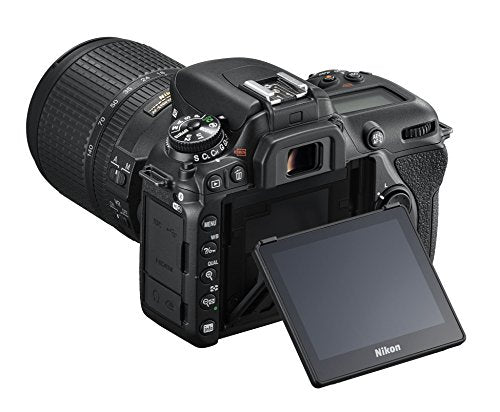 Nikon D7500 - Cámara réflex Digital con Objetivo AF-S DX NIKKOR 18-140 mm f/3.5-5.6G ED VR, 20,9 megapíxeles, Wi-Fi, Bluetooth, SD 8 GB 300x Premium Lexar, Color Negro